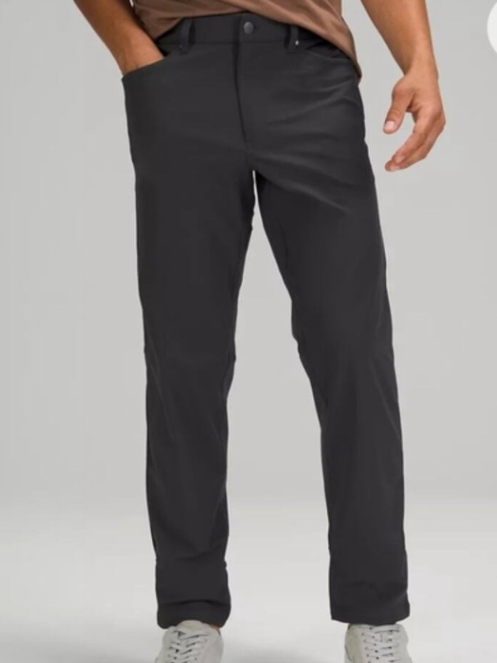 Lululemon Men’s Classic Fit ABC 5 Pocket Pants Black Size 36.